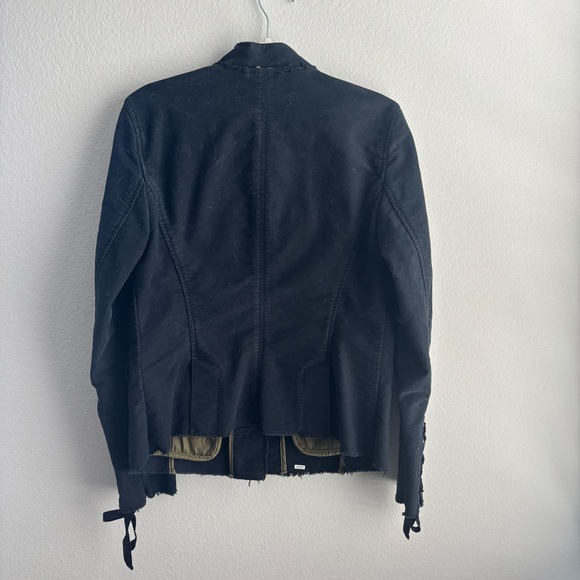 Free People Ella Sergeant Military Jacket Medium - Picture 9 of 12